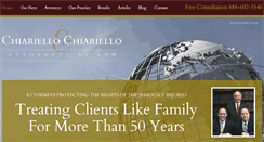 Desktop Screenshot of chiariello.com